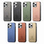 Twill Fabric Leather Skin Back Phone Case