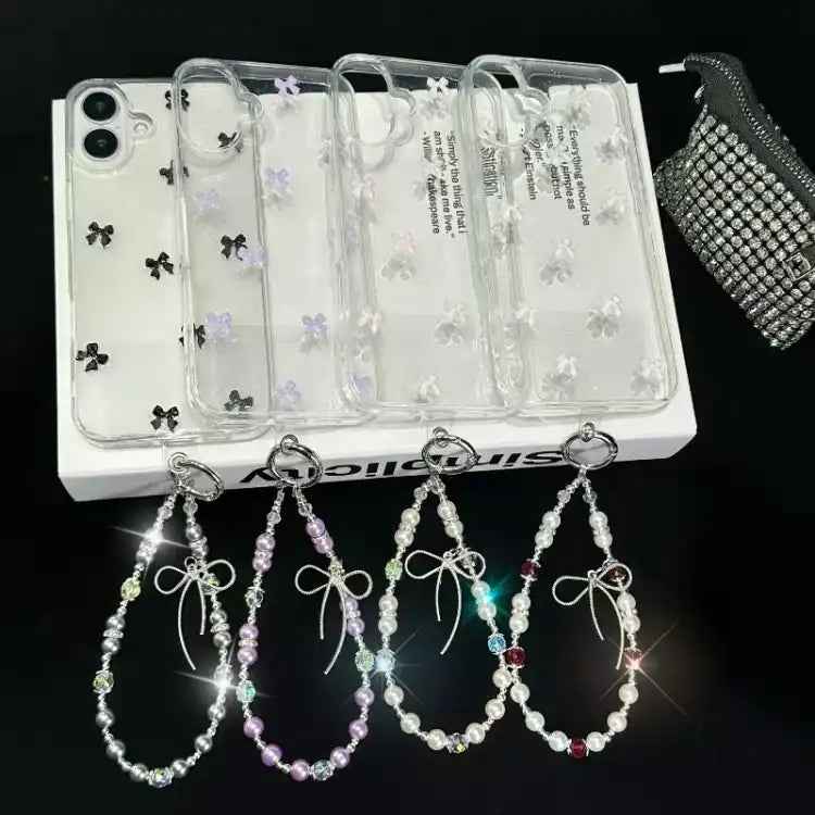 Little Fresh Bow Bracelet Chain TPU Phone Case
