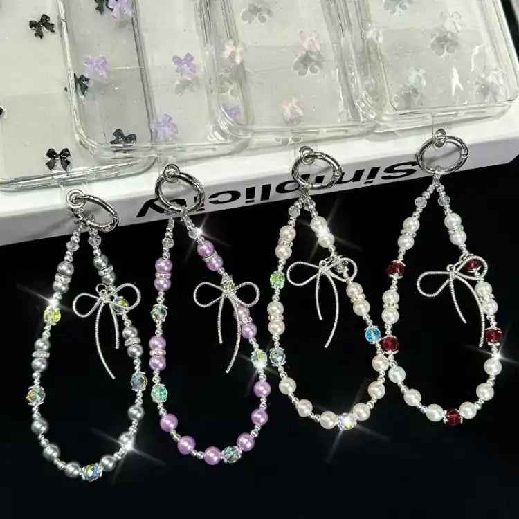 Little Fresh Bow Bracelet Chain TPU Phone Case