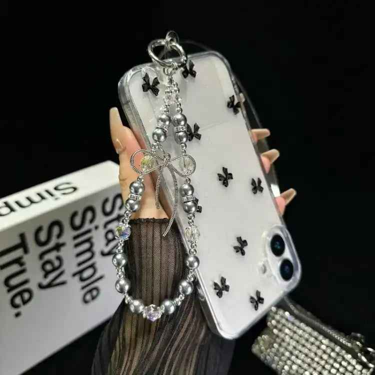 Little Fresh Bow Bracelet Chain TPU Phone Case