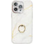 Electroplated Marble Texture Ring Holder Phone Case