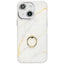 Electroplated Marble Texture Ring Holder Phone Case