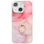 Electroplated Marble Texture Ring Holder Phone Case