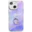 Electroplated Marble Texture Ring Holder Phone Case
