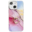 Electroplated Marble Texture Ring Holder Phone Case