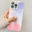 Electroplated Marble Texture Ring Holder Phone Case