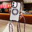 Traveler Crossbody Lanyard MagSafe Four-corner TPU Clear Phone Case