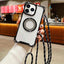 Traveler Crossbody Lanyard MagSafe Four-corner TPU Clear Phone Case