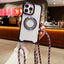 Traveler Crossbody Lanyard MagSafe Four-corner TPU Clear Phone Case
