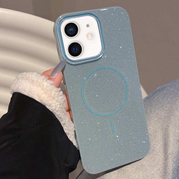 Glitter MagSafe Thin Circle TPU Phone Case