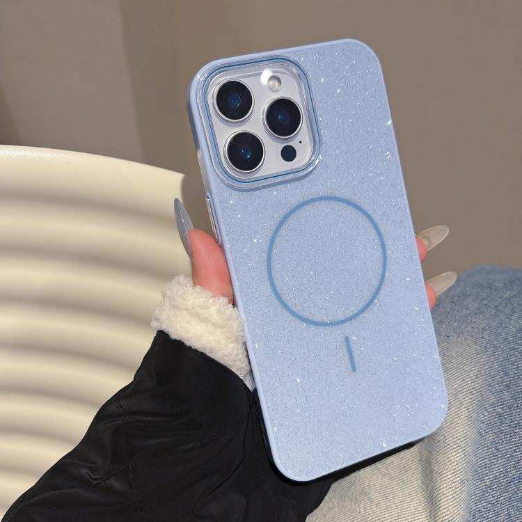 Glitter MagSafe Thin Circle TPU Phone Case