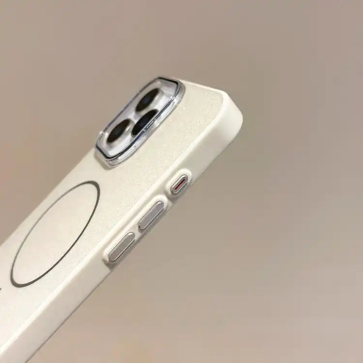 Glitter MagSafe Thin Circle TPU Phone Case