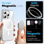 NORTHJO 3 in 1 PC Magnetic Phone Case with Screen Film and Lens Film