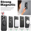 Suteni G3 360 Rotation Holder MagSafe Denim Leather Back Phone Case
