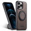 Suteni G3 360 Rotation Holder MagSafe Denim Leather Back Phone Case