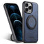 Suteni G3 360 Rotation Holder MagSafe Denim Leather Back Phone Case