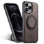 Suteni G3 360 Rotation Holder MagSafe Denim Leather Back Phone Case