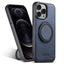 Suteni G3 360 Rotation Holder MagSafe Denim Leather Back Phone Case