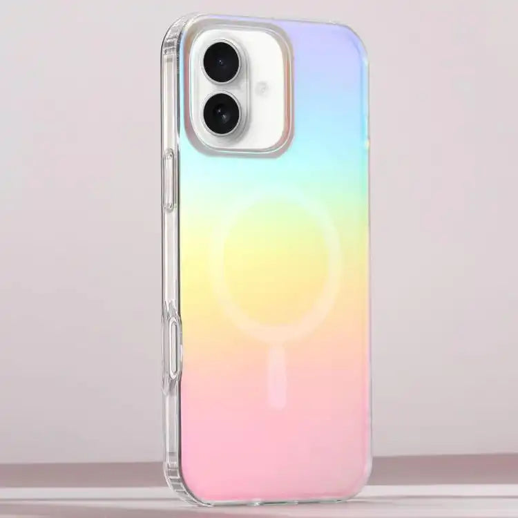 Frosted Color-plated Gradient MagSafe Phone Case