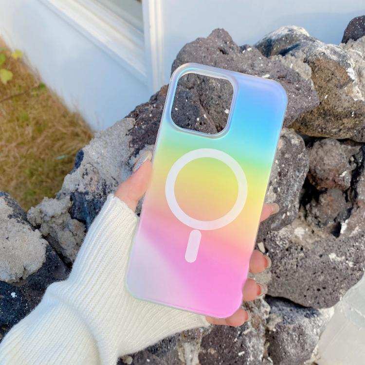 Frosted Color-plated Gradient MagSafe Phone Case
