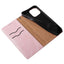 Braided Embossed Strong Magnetic Leather Phone Case