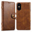 Suteni Q-03 Oil Wax Magnetic Clasp Leather Phone Case