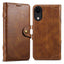 Suteni Q-03 Oil Wax Magnetic Clasp Leather Phone Case