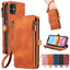 Fantasy Multifunctional Zipper Wallet Leather Phone Case