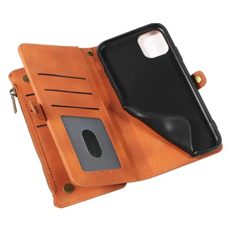 Fantasy Multifunctional Zipper Wallet Leather Phone Case