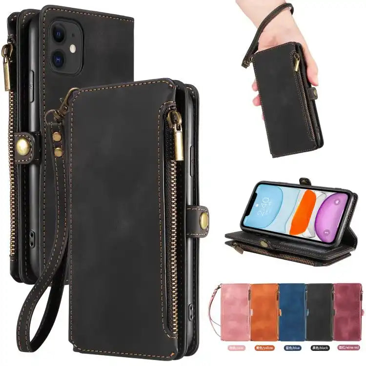 Fantasy Multifunctional Zipper Wallet Leather Phone Case