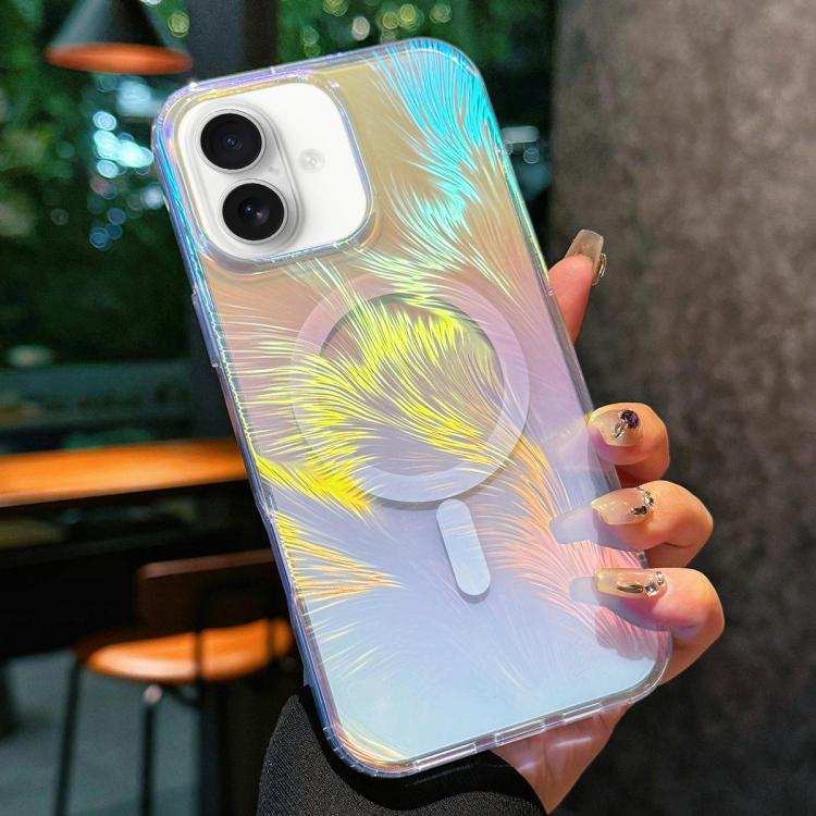 Glossy Color-Plated MagSafe Shockproof Phone Case