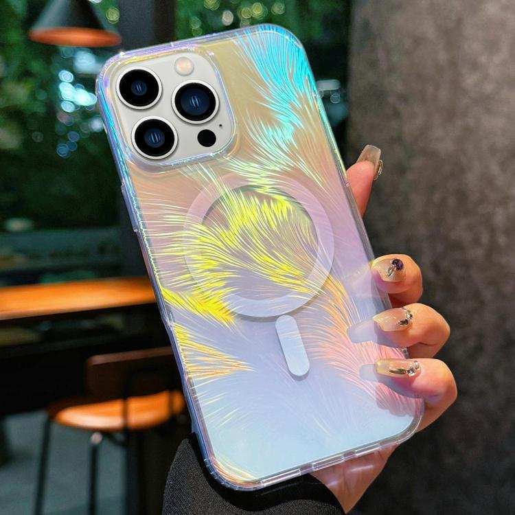 Glossy Color-Plated MagSafe Shockproof Phone Case