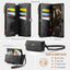 CaseMe C39 RFID Blocking Zipper Wallet Leather Phone Case with Crossbody Strap CaseMe