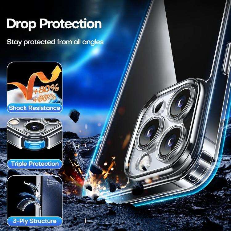 Kalebol Highly Transparent PC Hybrid TPU Phone Case