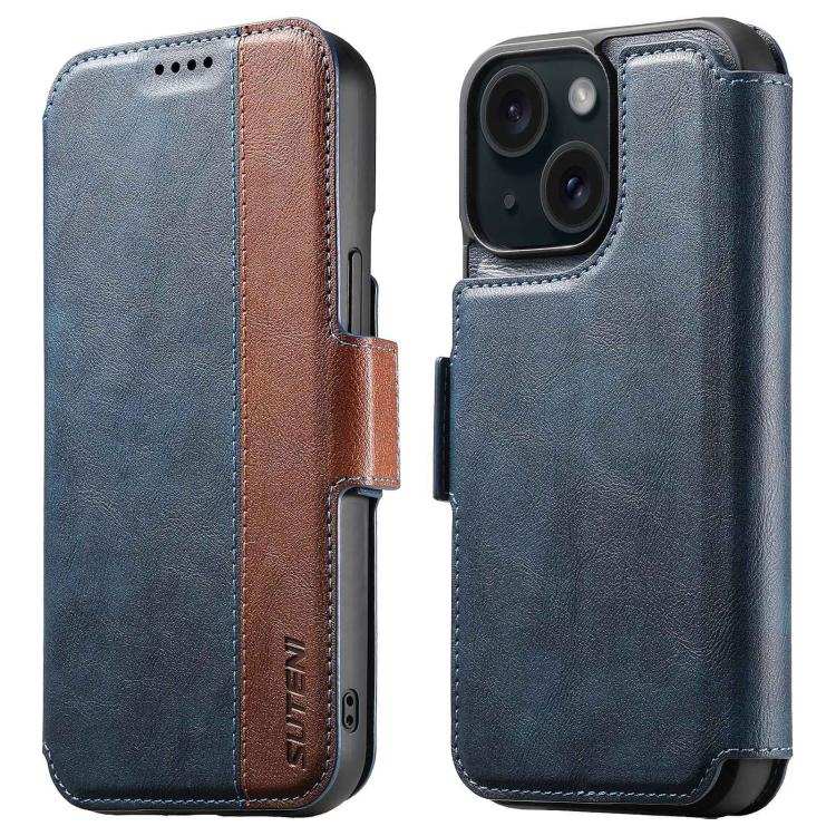 Suteni Q07 2-in-1 Multi-function Detachable Wallet MagSafe Phone Case