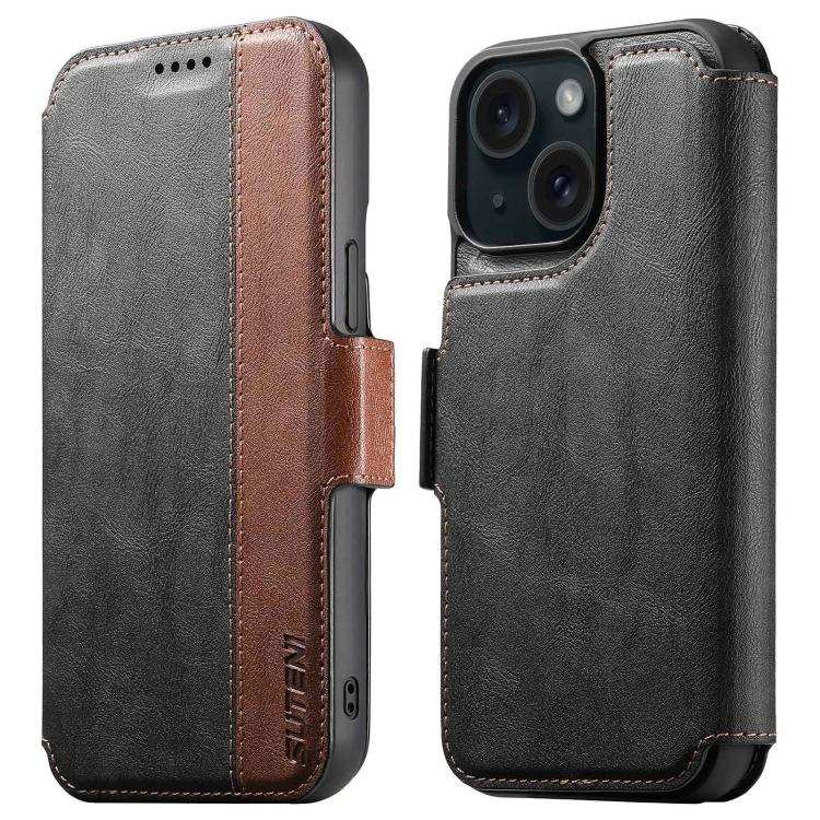 Suteni Q07 2-in-1 Multi-function Detachable Wallet MagSafe Phone Case