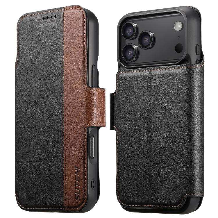 Suteni Q07 2-in-1 Multi-function Detachable Wallet MagSafe Phone Case