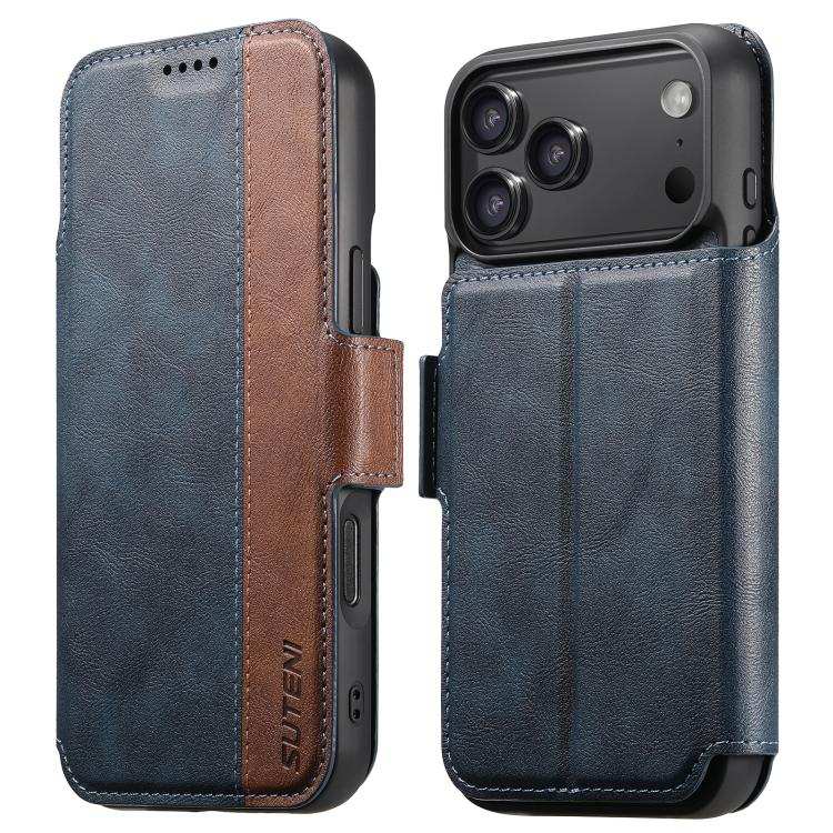 Suteni Q07 2-in-1 Multi-function Detachable Wallet MagSafe Phone Case