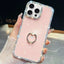 Rhinestone Glitter TPU Ring Holder Anti-fall Phone Case