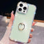Rhinestone Glitter TPU Ring Holder Anti-fall Phone Case