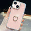 Rhinestone Glitter TPU Ring Holder Anti-fall Phone Case