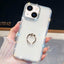Rhinestone Glitter TPU Ring Holder Anti-fall Phone Case