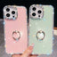 Rhinestone Glitter TPU Ring Holder Anti-fall Phone Case
