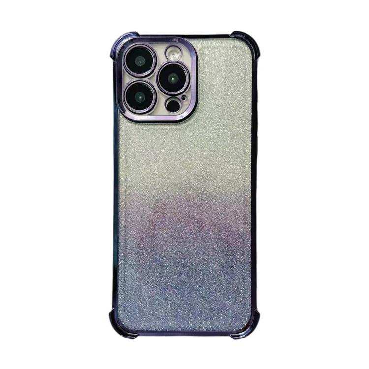 Electrpolated Glitter Four-corner Shockproof Space TPU Phone Case
