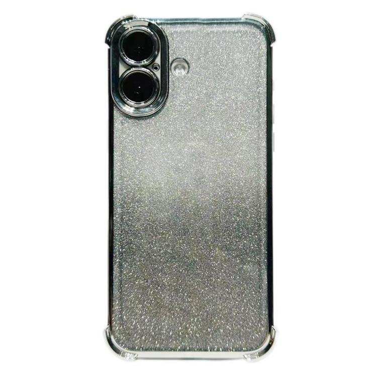 Electrpolated Glitter Four-corner Shockproof Space TPU Phone Case
