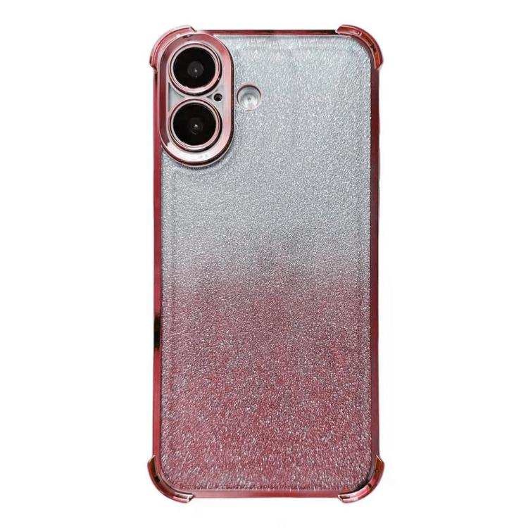 Electrpolated Glitter Four-corner Shockproof Space TPU Phone Case