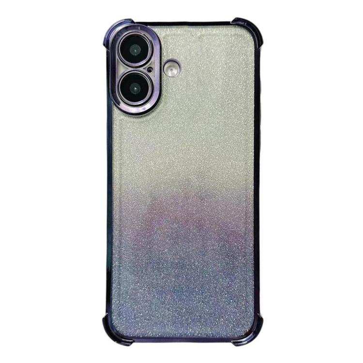Electrpolated Glitter Four-corner Shockproof Space TPU Phone Case