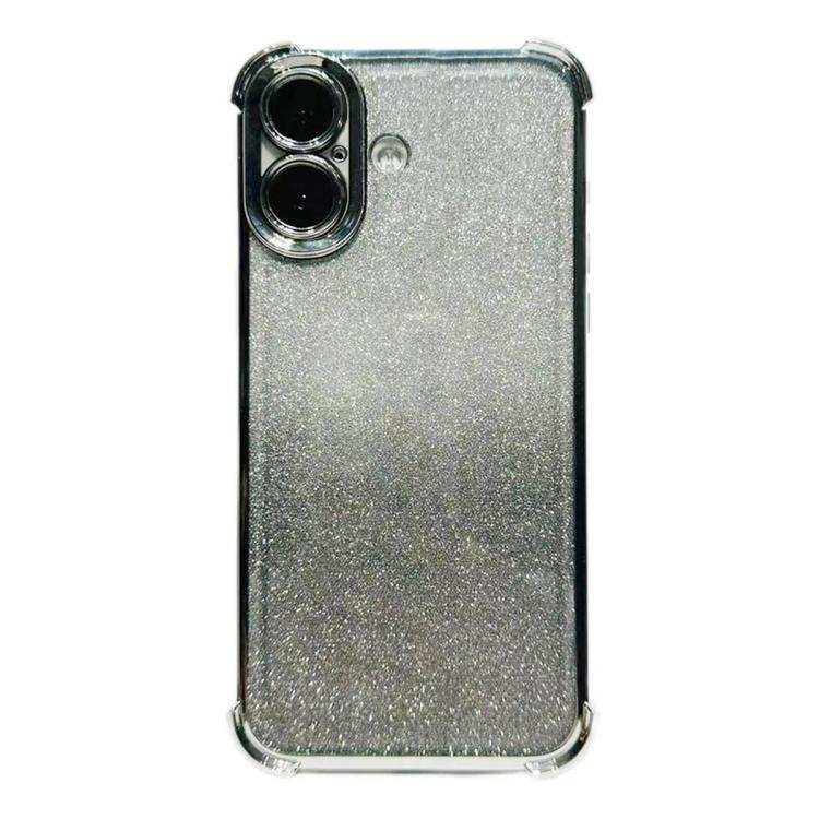 Electrpolated Glitter Four-corner Shockproof Space TPU Phone Case