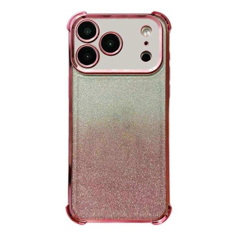 Electrpolated Glitter Four-corner Shockproof Space TPU Phone Case