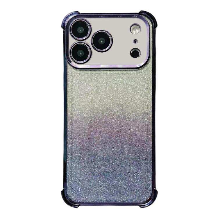 Electrpolated Glitter Four-corner Shockproof Space TPU Phone Case